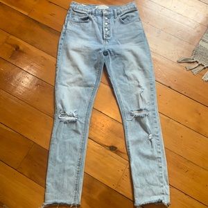 White washed jeans